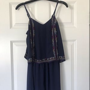 Navy Romper